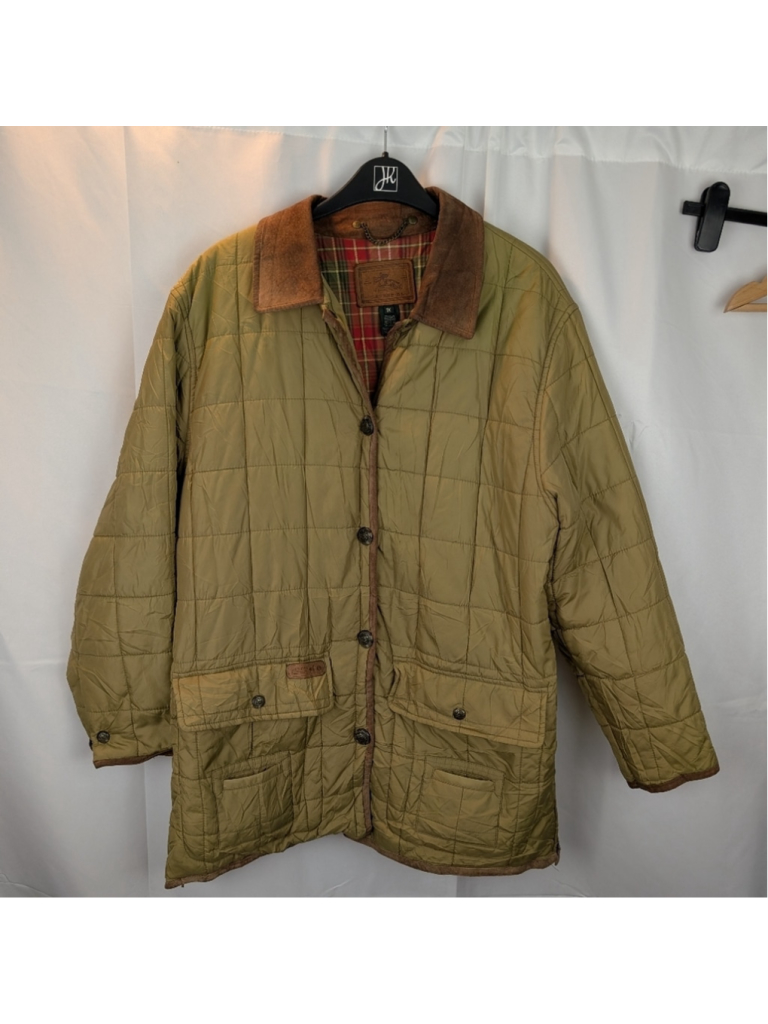 Vintage 90s Lauren Rl Equestrian Coat Jacket Horse Button 1x In Vguc